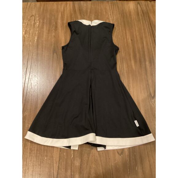 Staud Cross Court Two Tone Tennis Dress black & white Mini Size Small - Picture 3 of 9